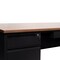 Flash Furniture 30 in D X Walnut, 70 in W X GC-M-BLK-180-WLN-GG - alternate 7